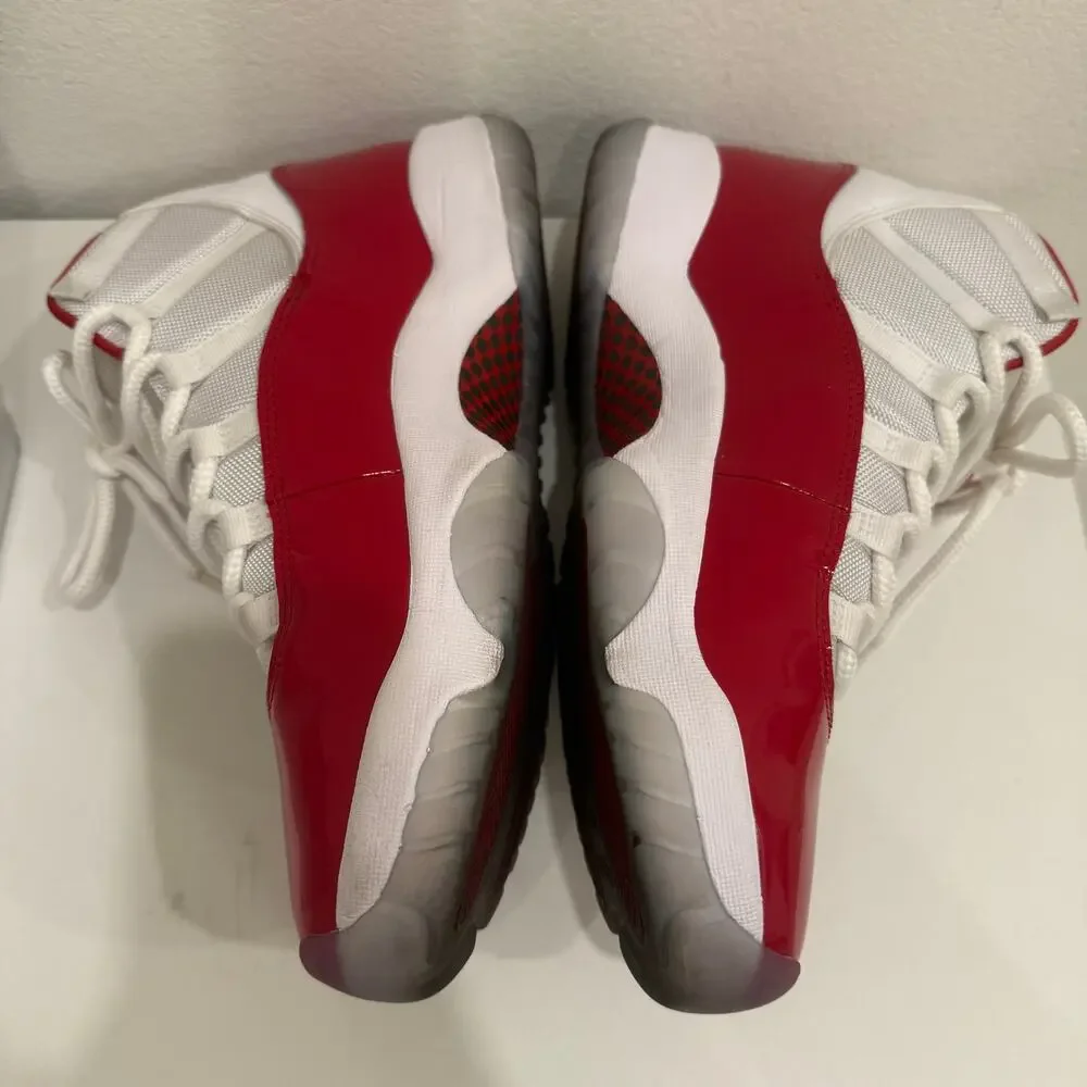 Nike Air Jordan 11 Cherry Varsity Red Retro High Sneakers Men’s Sz 12 CT8012-116